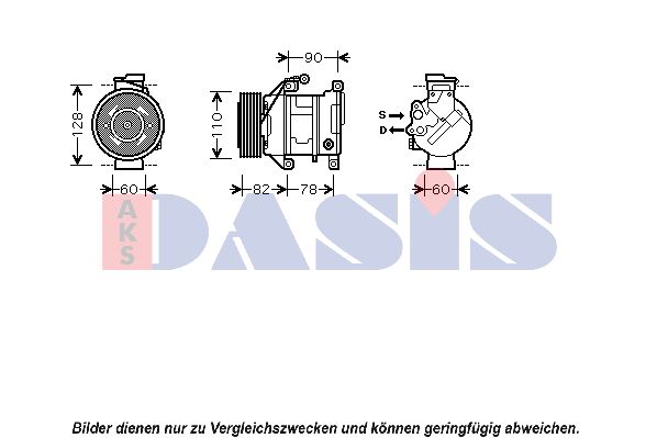 AKS DASIS Kompressori, ilmastointilaite 850357N